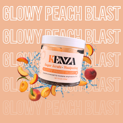 KENZA Glow Set – Peelinghandschuh + Bodypeeling für glatte Haut
