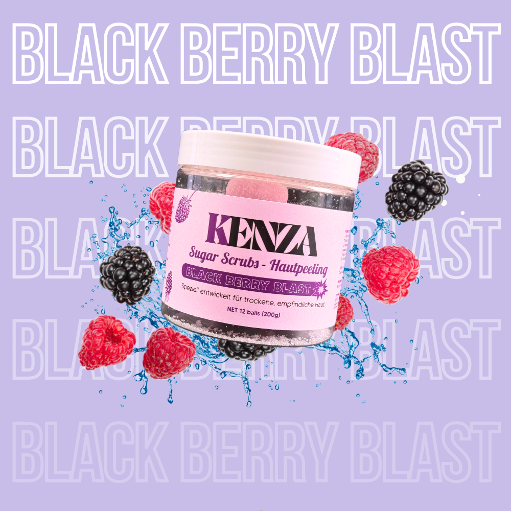 KENZA Glow Set – Peelinghandschuh + Bodypeeling für glatte Haut